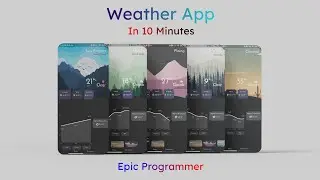 Complete Weather App in Flutter within 10 Minutes