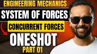 🔴LIVE | System of Forces | Engineering Mechanics | First Year Engineering | Pradeep Giri Sir