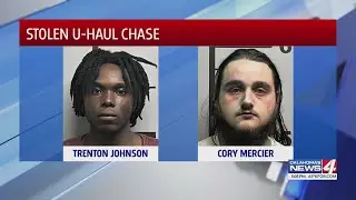 U-Haul van spun out during chase from Oklahoma to Arkansas