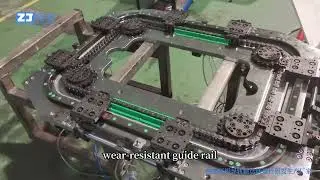 Rectangular chain guideway conveyor line, automatic guideway chain conveyor transmission line