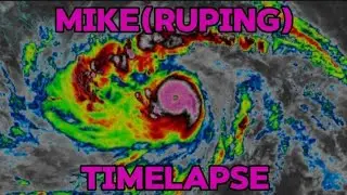 Super Typhoon Mike(Ruping) Infrared Satellite Imagery