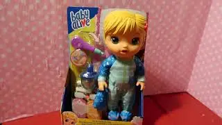 BABY ALIVE MIX MY MEDICINE DOLL BOX OPENING + NAME & AGE REVEAL