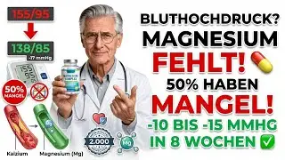 Bluthochdruck nat&uuml;rlich senken! Dieses Mineral senkt um 10-15 mmHg (50% haben Mangel)
