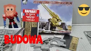 E-75 12,8cm Flak 40 Modelcollect 1:72 Budowa