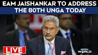 S Jaishankar Speech LIVE: National Statement by EAM at 80th UNGA Session | US | Pakistan | India