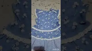 pink and blue by fbb  flared slub frock#amazon #shorts