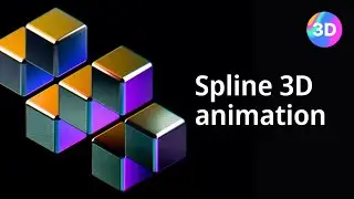 Threads Cube animation With 3D Spline