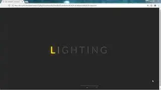 82 lighting text with CSS animation