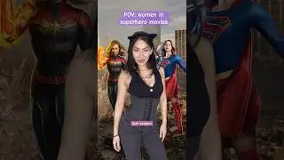 Women in superhero movies be like #comedy #funny