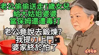 老公偷偷送走7歲女兒，給大姑姐婆婆當保姆還遭毒打，老公竟說去鍛煉？.................！🌹#情感故事 #為人處世 #生活經驗 #情感 #婚姻  #故事