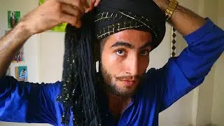 How To Tie Shemagh Wrap wedding Turban Men Head fashion Tutorial | Amaan Ullah