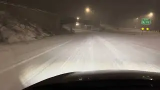 Pittsburgh road / traffic conditions as major winter snow storm starts - Sunday morning 1/25/26