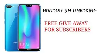 HONOUR 9N UNBOXING and OVERVIEW