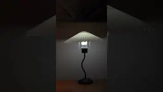 Umbrella Pleated Fabric Table Lamp | Elegant Design for Bedside & Living Room