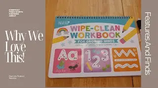 Why We Love This ABC And Numbers Workbook For Our Kids