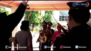 Prosesi Pedang Pora untuk Menyambut Kapolres Pati yang Baru AKBP Jon Wesly