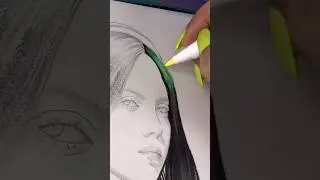 Using only Arrtx Acrylic Markers to color my sketch
