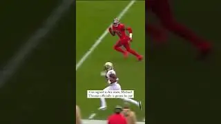 Michael Thomas is thankful for a new quarterback! #shorts #derekcarr #saints