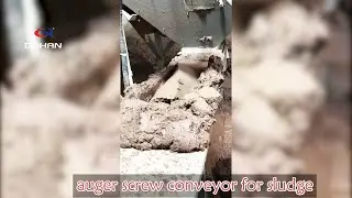 auger screw conveyor for sludge