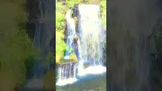 432HZ Mystical Waterfall with Soothing Music | Relaxation & Meditation Video