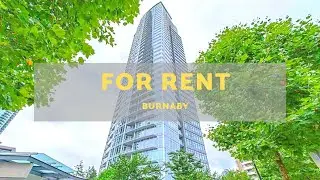 FOR RENT：Stunning Views 2BR 2BA Corner Unit in Prime Metrotown Burnaby【出租】本拿比两房公寓 | 溫哥華出租