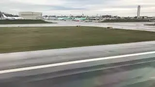 Boeing B787 landing at Paine Field, Seattle, Washington #qantas #boeing787 #landing #aviation