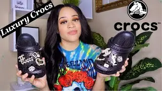 ИНДИВИДУАЛЬНЫЕ БЛЕСТЯЩИЕ РОСКОШНЫЕ CROCS!