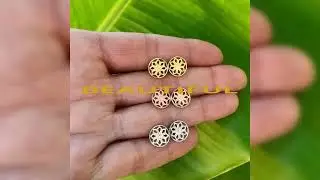 Rose Gold Star Stud Earrings