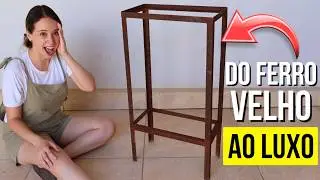 Peguei essa peça no FERRO VELHO e Transformei! Vem comigo ver como ficou! DO LIXO AO LUXO