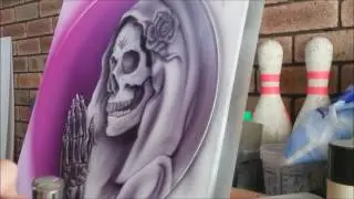 Custom Painted Praying Hands Record