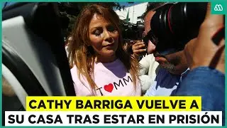 Cathy Barriga llega a su casa tras salir de prisión preventiva