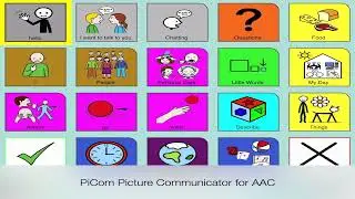 Picom AAC App on iPad Preview