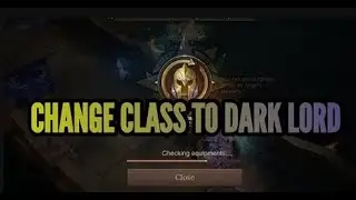 MU Dark Epoch Dark Lord CHANGE CLASS 🔴