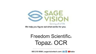 Sage Vision Demos the Topaz OCR