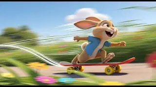 The Bunny Who Rode a Skateboard | Best Nursery Rhymes and Kids Songs