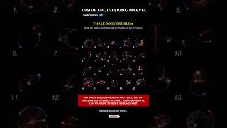 Three-Body Problem Explained 🌌 | Why 3 Stars Create Cosmic Chaos #science #physics #new