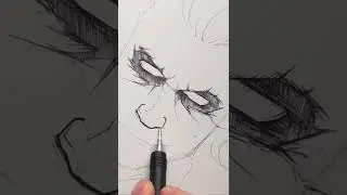 Joker | Heath Ledger Dark Knight Batman Ballpen Drawing
