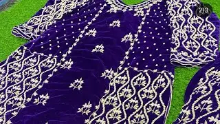 Velvet Suit (Handwork) by Unique Collection #trending #suit #wedding #special || whtsapp. 9814498245