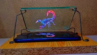 How to Make Diy 3D Hologram Projector at Home with Small Piece of Glass