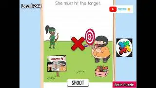 Brain Test All Star IQ Boost Level 244 Solution Gameplay | Puzzle Walkthrough