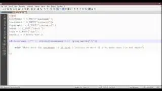 PHP Basic Form Validation Part 1