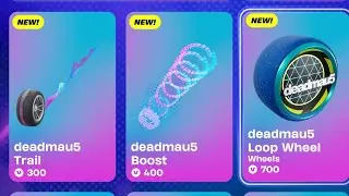 Fortnite Rocket Racing gameplay van de Deadmau5 Loop Wheels (Deadmau5)