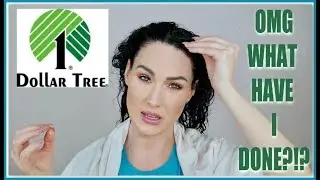DOLLAR STORE CURLY HAIR CHALLENGE | THE GLAM BELLE