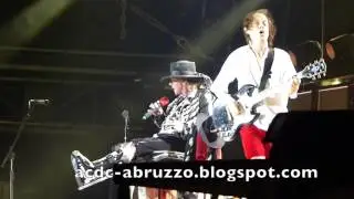 AC/DC + Axl Rose Riff Raff Lisbon 2016 - RARE