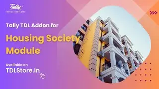 Complete Housing Society Billing Module in TallyPrime | Download Free Trial | Updated | TDLStore.in