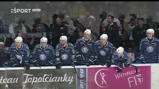 G&oacute;l z prvej strely Nitra-Poprad play off Adam S&yacute;kora
