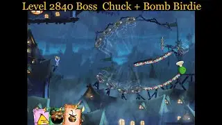 Angry Birds 2 AB2 Level 2840 Boss  Chuck + Bomb Birdie