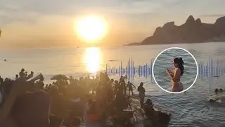 Por Do Sol Praia 🏖️ Do Arpoador !!!! Muito Show !!!