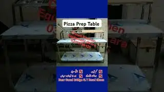 Fast Food Equipment | Okara | Pizza Prep Table #kitchenequipment #kitchenmachinery #shorts