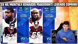 DOUBLE MONTHLY REWARDS MAKERIGHT! LEGENDS FOSTER AND FLETCHER COMING! | MADDEN 21 ULTIMATE TEAM